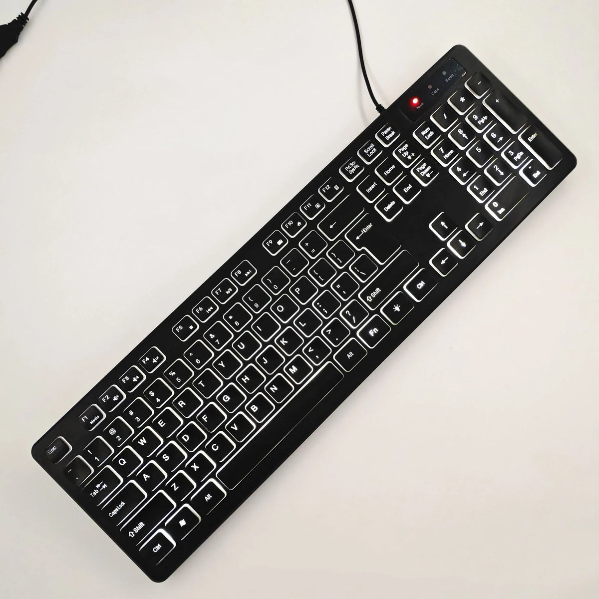 Spanish Keyboard Russian Arabic French German English Keyboard Mouse 100% Layout Rainbow Backlight Translucent Letters ISO W66