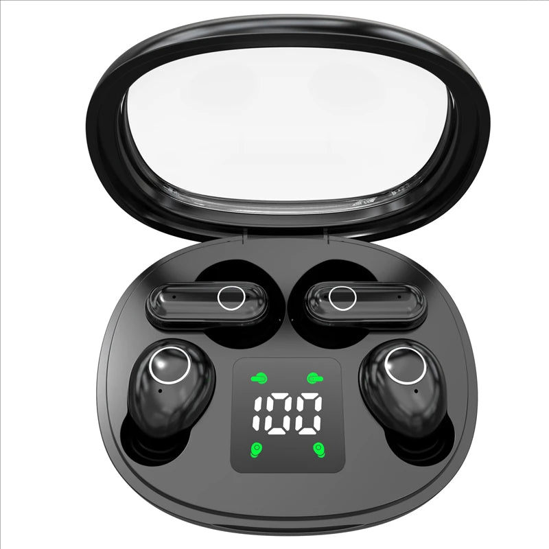 INSONIXN 2in1 Wireless Bluetooth Earbuds, Mini Invisible Sleep Earphones, Sports Noise Cancelling Ear buds Comfortable To Wear, Low Bass Sound Effect HIFI Music, For Leisure, Office, And Classroom, Long Battery Life, Suitable