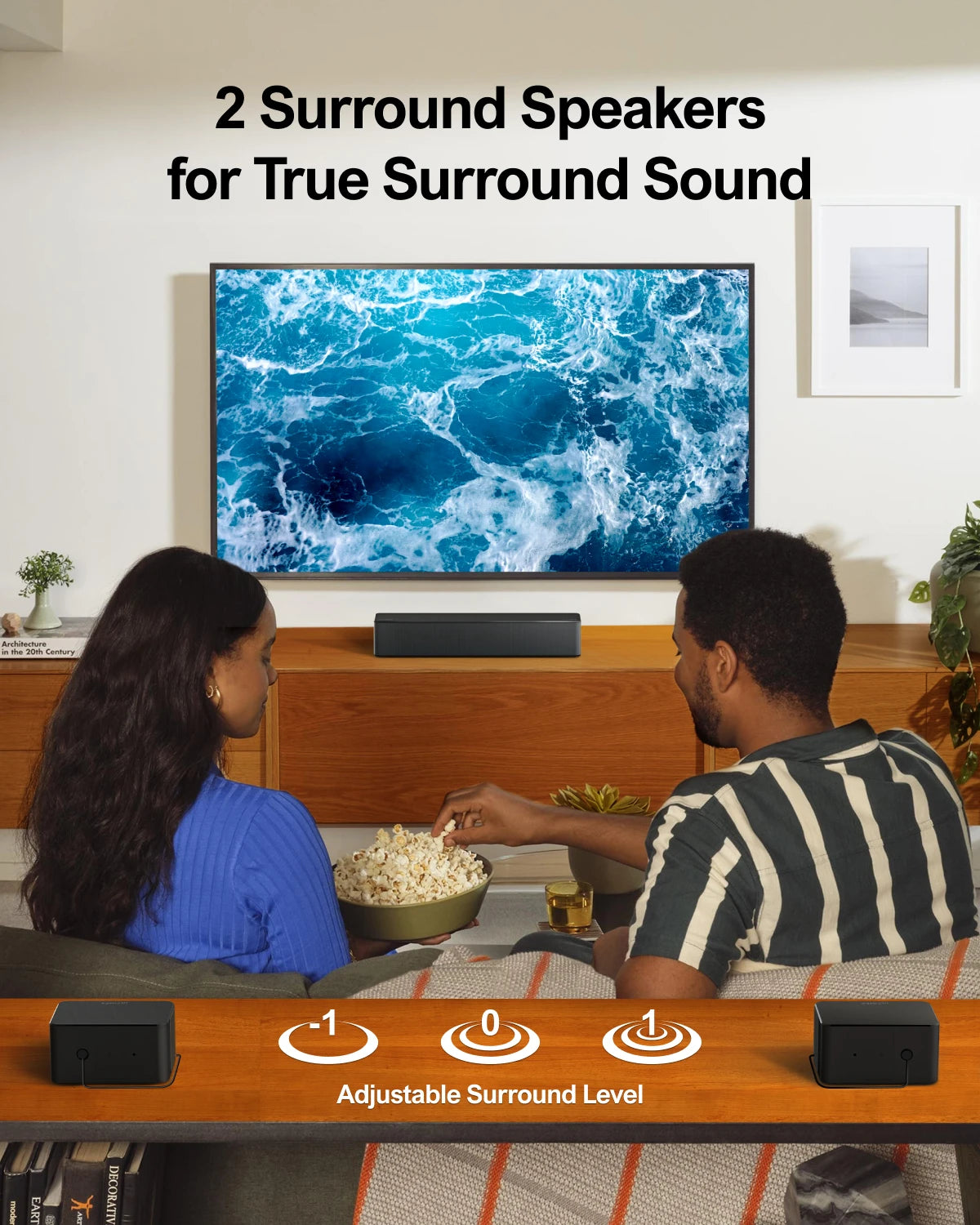 ULTIMEA 5.1 Soundbar with Dolby Atmos, 3D Surround System Soundbar for TV with Wireless Subwoofer,  APP Control, Home Theater TV