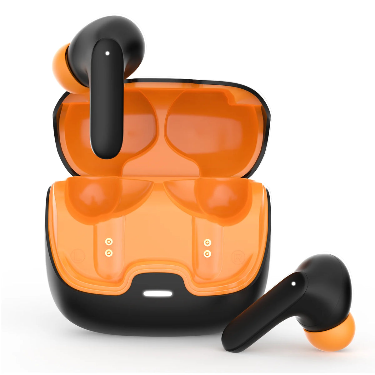 Bluetooth 5.4 TWS Wireless Earbuds, 100H Total Playtime, ENC Dual Microphone Noise Cancelling Earphones, Ultra Low Latency Gaming Headphones Fast Charging In Ear Bluetooth Earphones