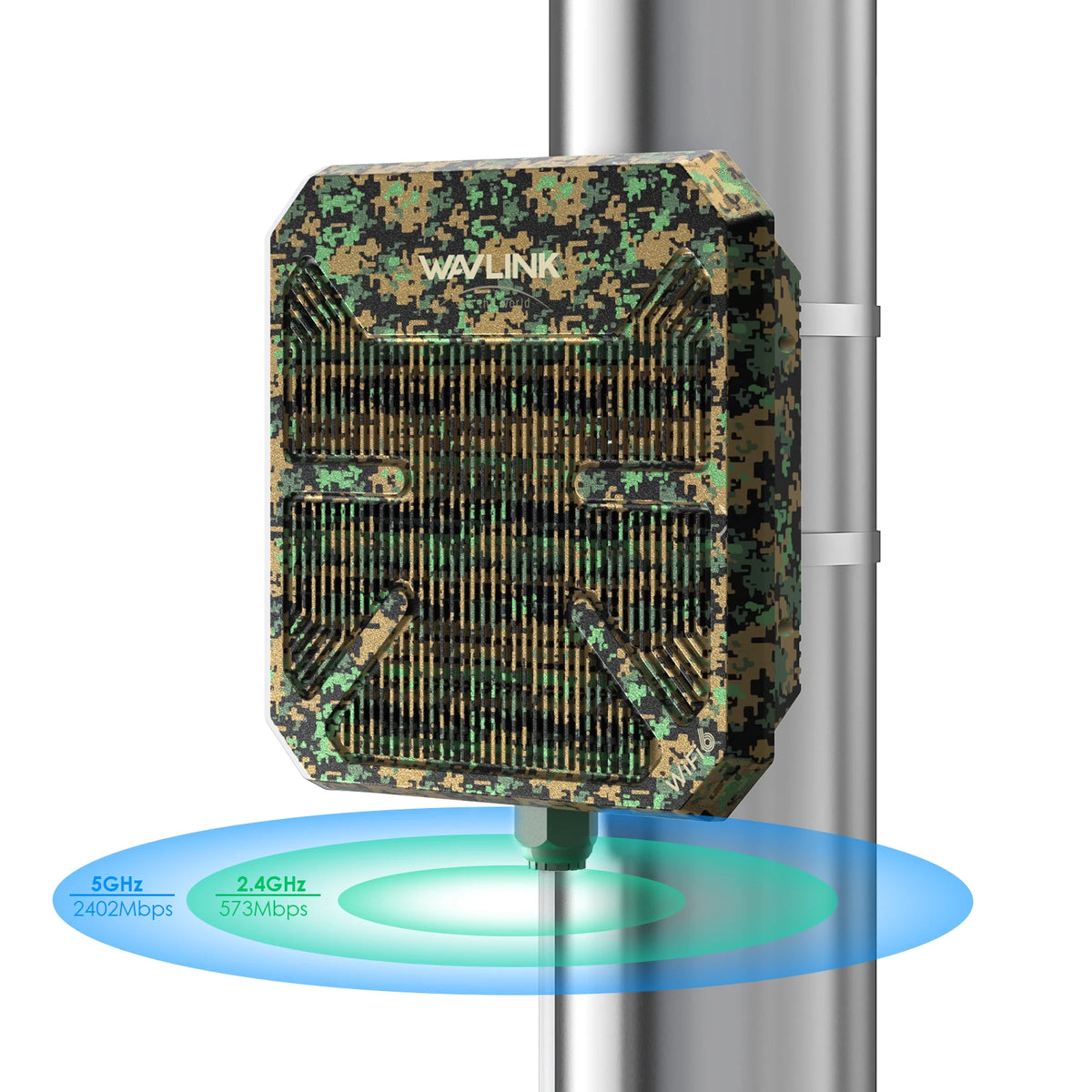 WAVLINK AX3000 Outdoor Wifi Router IP67 Weatherproof WIFI 6 Long Range Signal Extender 2.4G 5G Dual Dand Wireless Wifi Repeater