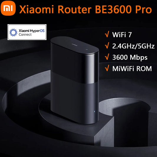 Xiaomi Router BE3600 Pro WiFi 7 Dual-Band WAN LAN 2.4/5GHz Qualcomm Quad-core 3570Mbps Gaming Acceleration Mesh Network Repeater