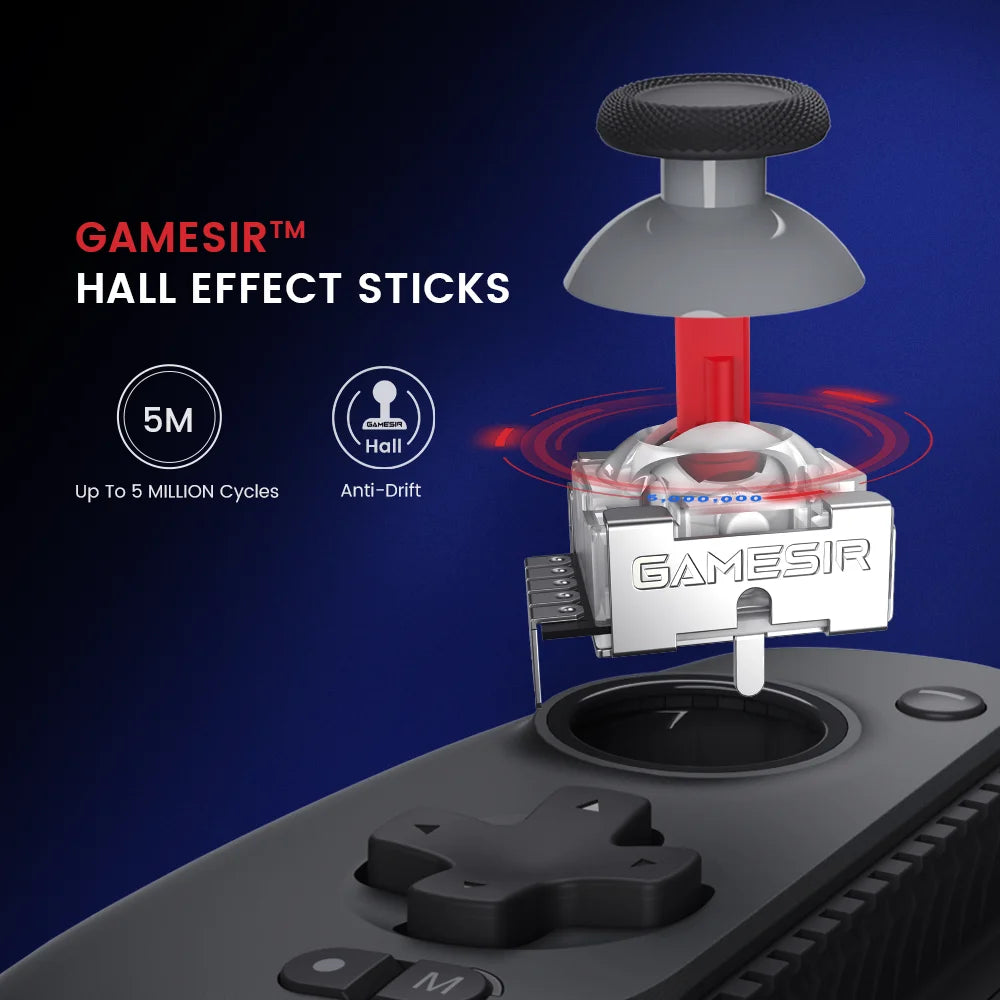 GameSir G8+ Wireless Gamepad Hall Effect Gaming Controller for Nintendo Switch 2, Android Phone, Tablets, iPhone, iPad, PC
