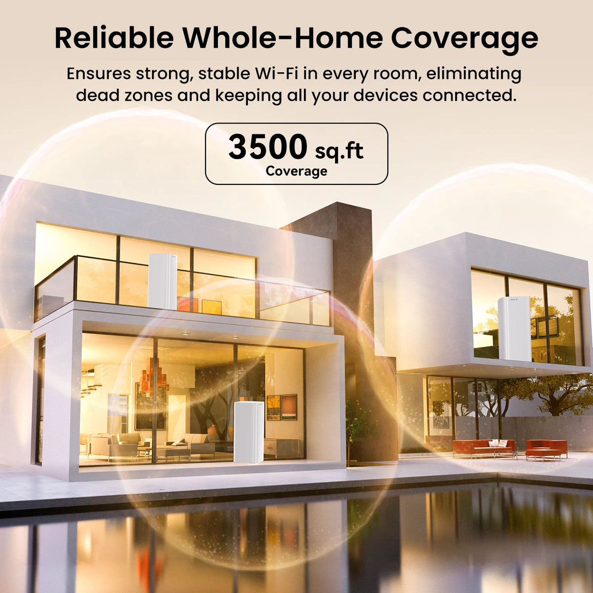 Tenda BE3600 WiFi7 Mesh System ME3 Pro Wireless Router Dual-Band WAN LAN Wi-Fi7 Mesh Wifi Range Extender WIFI7 Network Repeater