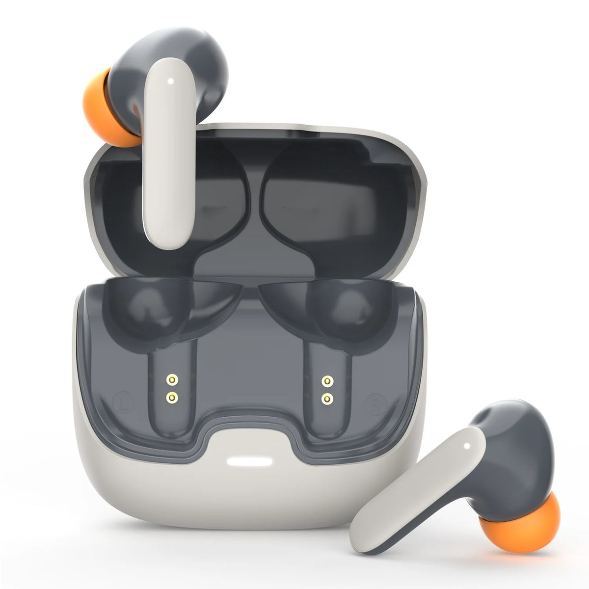 Bluetooth 5.4 TWS Wireless Earbuds, 100H Total Playtime, ENC Dual Microphone Noise Cancelling Earphones, Ultra Low Latency Gaming Headphones Fast Charging In Ear Bluetooth Earphones